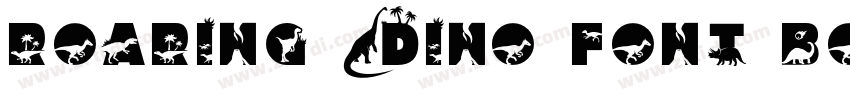 Roaring Dino Font Bo字体转换
